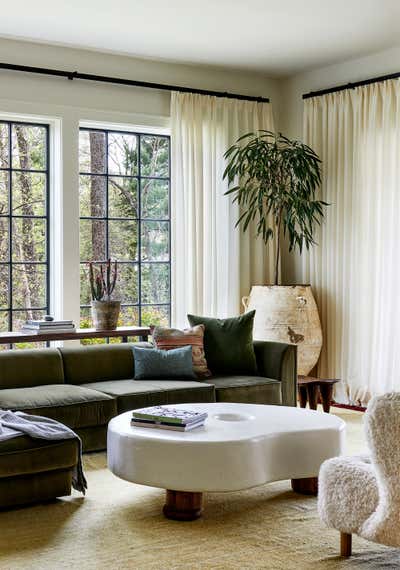 Modern Living Room. Global Family Residence by Zoe Feldman Design.