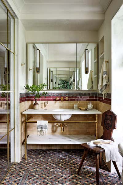  Modern Bathroom. Global Family Residence by Zoe Feldman Design.