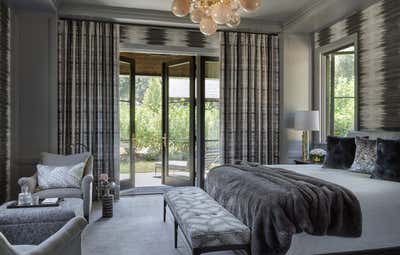  Modern Family Home Bedroom. Kaleidoscope Oasis by Kendall Wilkinson Design.