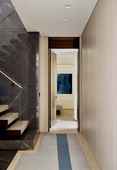 Modern Entry and Hall. Central Park Duplex by Workshop APD.
