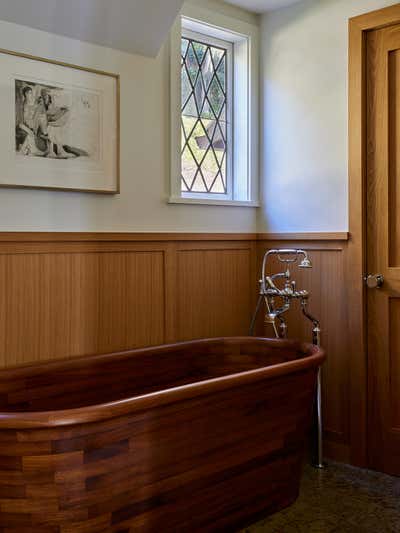  Coastal Family Home Bathroom. A Tudor Home by Geremia Design.