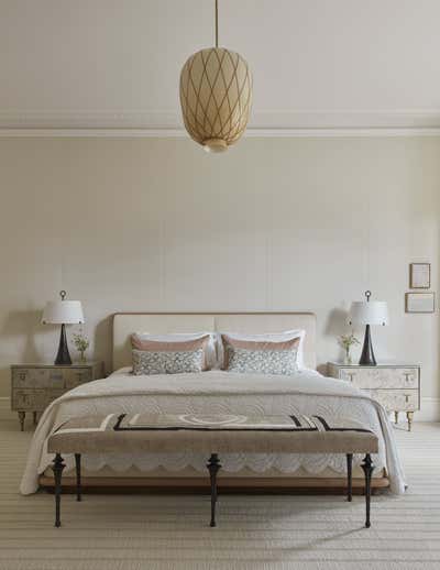  Art Deco Family Home Bedroom. Notting Hill Townhouse, London by Bryan O'Sullivan Studio.