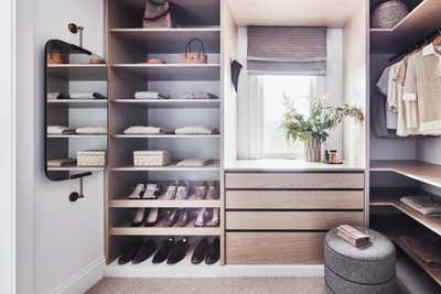  English Country Family Home Storage Room and Closet. Sugarloaf by Kate Nixon.