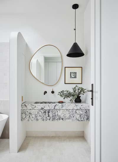  Mediterranean Family Home Bathroom. Sugarloaf by Kate Nixon.
