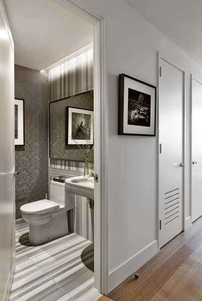 Contemporary Bathroom. Tribeca Apartment by Rachel Laxer Interiors.