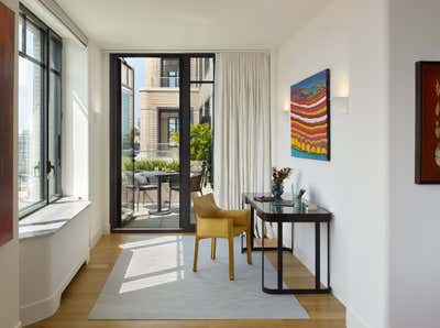  Apartment Office and Study. Tribeca Apartment by Rachel Laxer Interiors.