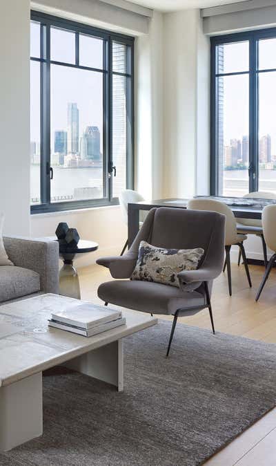  Contemporary Apartment Living Room. Tribeca Apartment by Rachel Laxer Interiors.