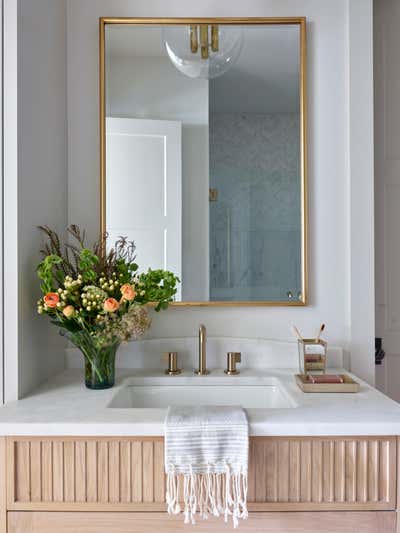  Country House Bathroom. Serenbe Showhouse by Elizabeth Ferguson Design.