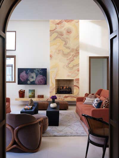  Eclectic Family Home Living Room. Atlanta Buckhead Estate by CG Interiors Group.