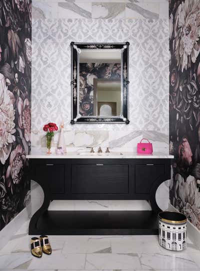 Eclectic Transitional Family Home Bathroom. Atlanta Buckhead Estate by CG Interiors Group.