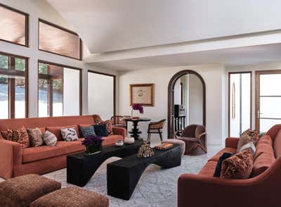  Rustic Family Home Living Room. Atlanta Buckhead Estate by CG Interiors Group.