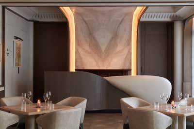 Modern Scandinavian Restaurant Bar and Game Room. Tearoom by EHB by Chris Shao Studio LLC.