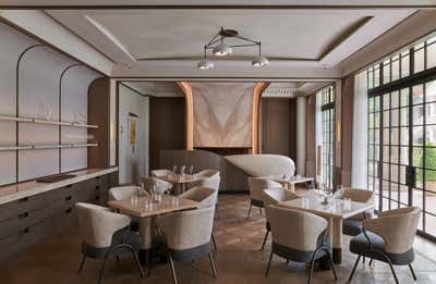  Scandinavian Restaurant Dining Room. Tearoom by EHB by Chris Shao Studio LLC.