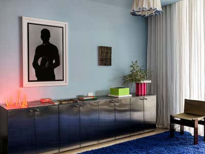  Eclectic Apartment Office and Study. Miami Beach Apartment by Charlap Hyman & Herrero.