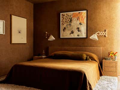  Eclectic Apartment Bedroom. Miami Beach Apartment by Charlap Hyman & Herrero.