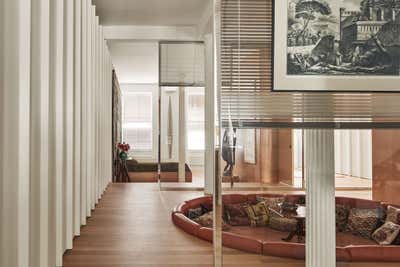  Eclectic Living Room. SoHo Loft by Charlap Hyman & Herrero.