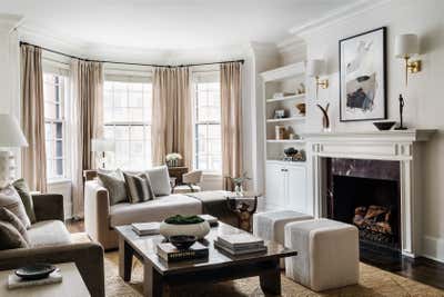 Contemporary Living Room. Marlborough Street by Becky Bratt Interiors.