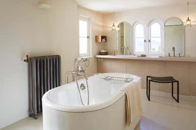 French Bathroom. Villa Méditerranée by Elliott Barnes Interiors.