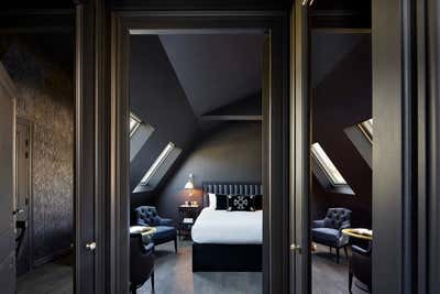  Contemporary Hotel Bedroom. Hôtel de Montesquieu by Elliott Barnes Interiors.