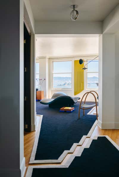  Contemporary Art Deco Apartment Entry and Hall. Nob Hill Penthouse by Studio AHEAD.
