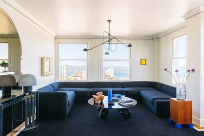 Contemporary Living Room. Nob Hill Penthouse by Studio AHEAD.