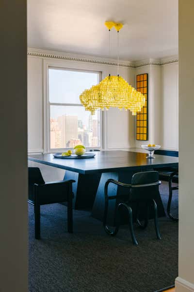  Contemporary Art Deco Apartment Dining Room. Nob Hill Penthouse by Studio AHEAD.