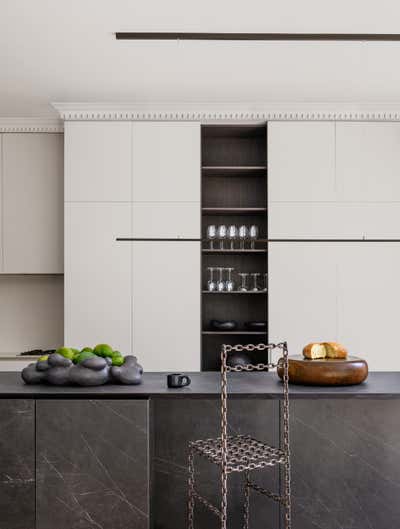  Contemporary Art Deco Apartment Kitchen. Nob Hill Penthouse by Studio AHEAD.