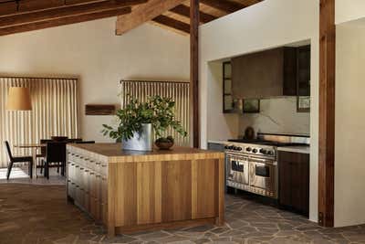  Organic Family Home Kitchen. Santa Ynez Ranch Home by Corinne Mathern Studio.