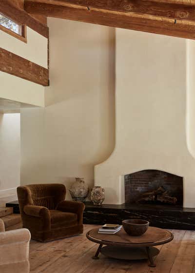  Organic Living Room. Santa Ynez Ranch Home by Corinne Mathern Studio.