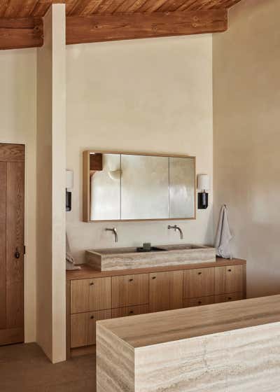  Contemporary Bathroom. Santa Ynez Ranch Home by Corinne Mathern Studio.