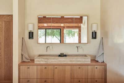  Contemporary Bathroom. Santa Ynez Ranch Home by Corinne Mathern Studio.
