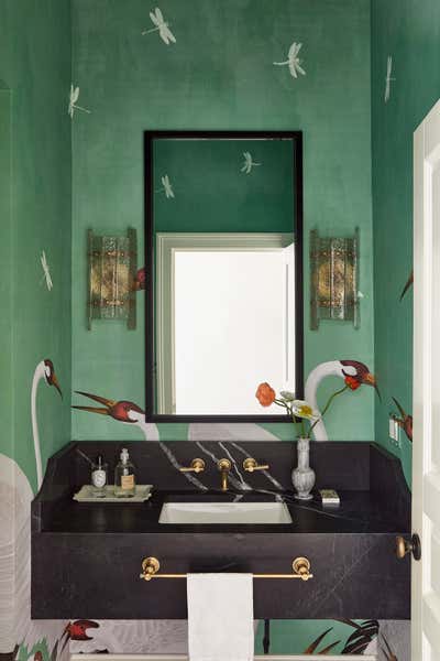  Transitional Family Home Bathroom. Lincoln Park Residence  by JP Interiors.