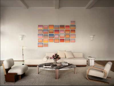 Modern Living Room. Tillinghast  by Tamara Magel.