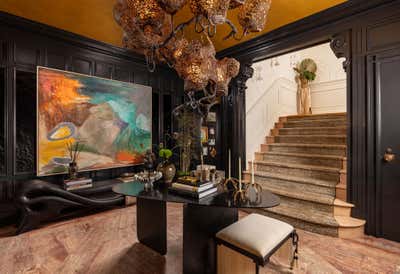  Modern Family Home Entry and Hall. Kips Bay Decorator Show House by Yellow House Architects.