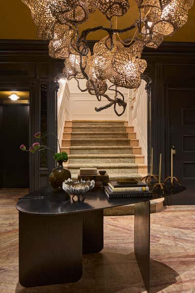 Traditional Family Home Entry and Hall. Kips Bay Decorator Show House by Yellow House Architects.