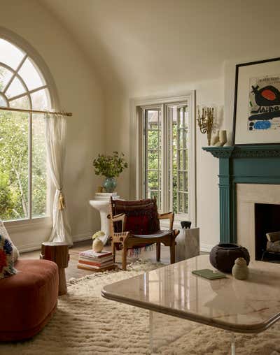  French Family Home Living Room. Arch House by Susannah Holmberg Studios.