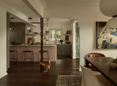  French Modern Family Home Kitchen. Arch House by Susannah Holmberg Studios.
