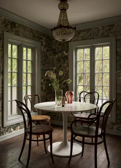  French Modern Dining Room. Arch House by Susannah Holmberg Studios.