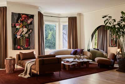  Mid-Century Modern Family Home Living Room. Casa de Arte by Studio PLOW.