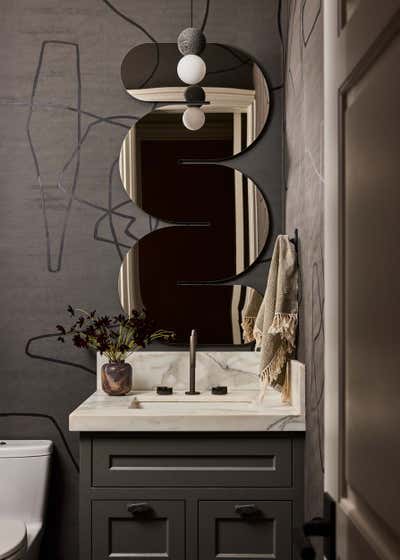  Contemporary Eclectic Family Home Bathroom. Casa de Arte by Studio PLOW.