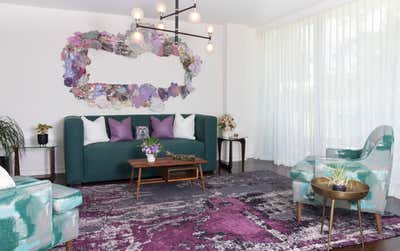  Bohemian Living Room. Beaming Bibliophile by Sarah Barnard Design.