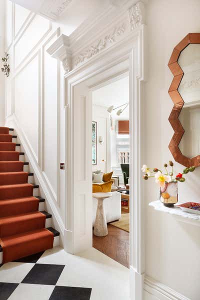  Eclectic Apartment Entry and Hall. Mayfair 01  by Christian Bense Limited.