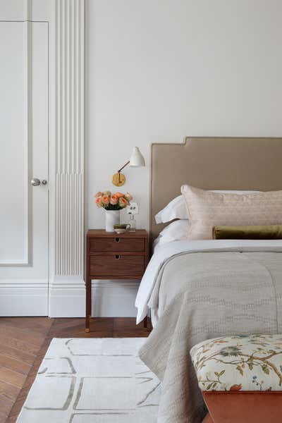  Minimalist Apartment Bedroom. Mayfair 01  by Christian Bense Limited.