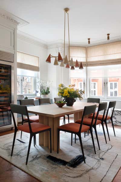  Traditional Apartment Dining Room. Mayfair 01  by Christian Bense Limited.