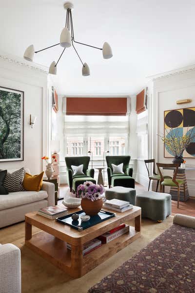  Traditional Eclectic Apartment Living Room. Mayfair 01  by Christian Bense Limited.