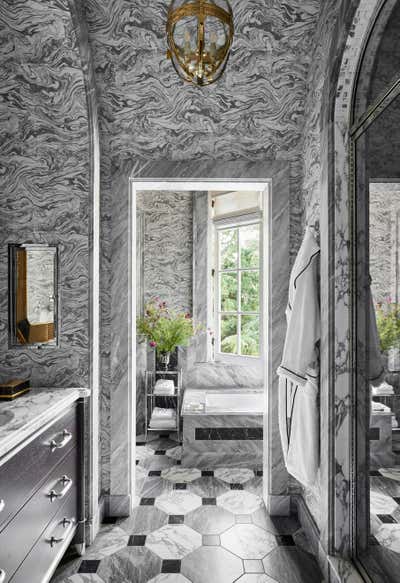  Maximalist Bathroom. A Formal Fantasy in Buckhead by Summer Thornton Design .