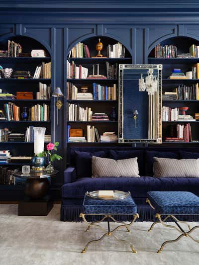 Maximalist Office and Study. A Formal Fantasy in Buckhead by Summer Thornton Design .