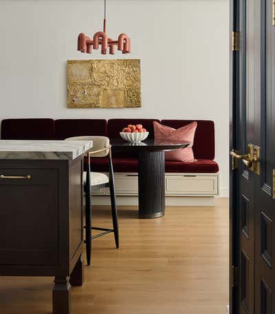  Art Nouveau Family Home Dining Room. Hudson by LH.Designs.