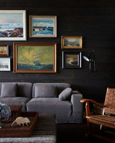  Mid-Century Modern Living Room. Atlantic Beach Residence by Neal Beckstedt Studio.