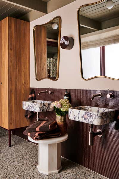  Maximalist Vacation Home Bathroom. Foam House by Amelda Wilde.